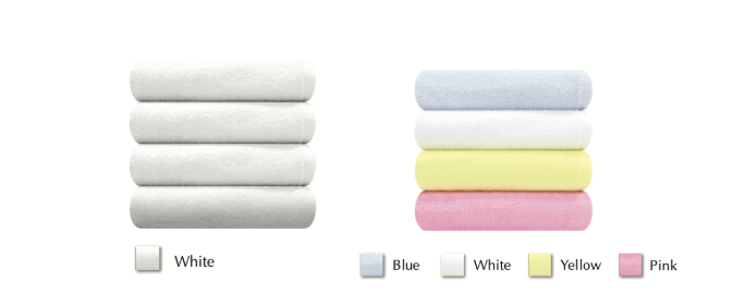 Khăn dùng sợi 100% Cotton 20s/1, mang lại độ mềm mại tự nhiên, khả năng thấm hút tốt và độ bền cao